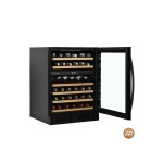 Ψυγείο βιτρίνα 2 θερμοκρασιών frameless κρασιών επιτραπέζιο μάυρο 59.5x57x82 εκ TFW200-2F