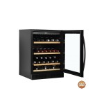 Ψυγείο βιτρίνα συντήρηση κρασιών frameless επιτραπέζιο μάυρο 59.5x57x82 εκ TFW200-F