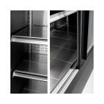 Self service συντήρησης με συρόμενες πόρτες CHAMONIX B200 VIEW 1000 BLACK