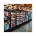 Βιτρίνα συντήρησης τετραπλή με ανοιγόμενες πόρτες MR 250 TN4 BLACK