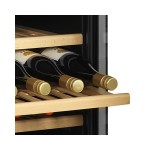 Ψυγείο βιτρίνα συντήρηση κρασιών frameless επιτραπέζιο μάυρο 59.5x57x82 εκ TFW200-F