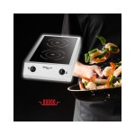 Επαγωγική εστία αναλογική διπλή 105737 | IK 70DP