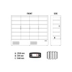 Self service συντήρησης με ανοιγόμενες πόρτες 2585lt VISION 250