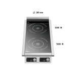 Επαγωγική εστία διπλή αναλογική 105761 | 2P 50-1 TCK