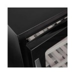 Ψυγείο βιτρίνα 2 θερμοκρασιών frameless κρασιών επιτραπέζιο μάυρο 59.5x57x82 εκ TFW200-2F