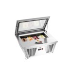 Bιτρίνα σερβιρίσματος παγωτού 4 γεύσεων επιτραπέζια 700248