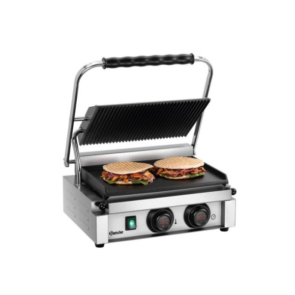 Τοστιέρα μεσαία ραβδωτή πάνω & λεία κάτω A150976 | MDI 1R