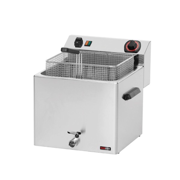 Φριτέζα ηλεκτρική 11 lt με βρυσάκι απορροής | POWER 8.1kW FE 10 T