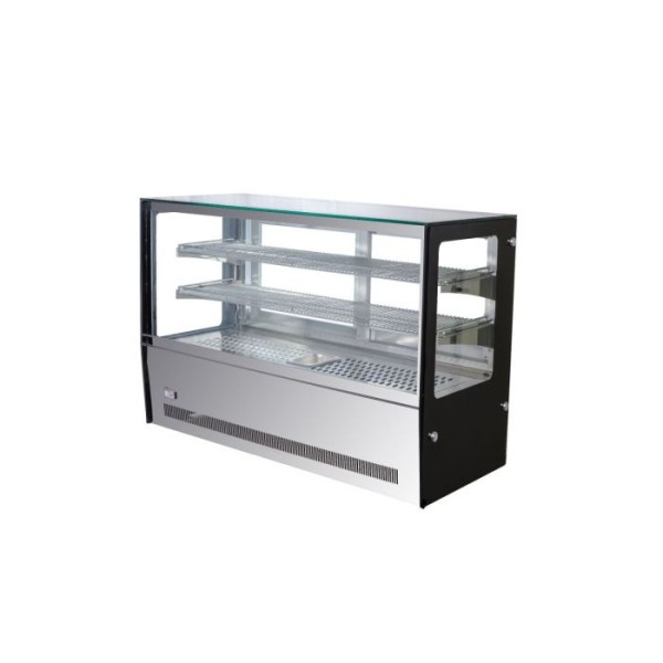 Βιτρίνα θερμαινόμενη επιτραπέζια πανοραμική 100lt GN660HRT