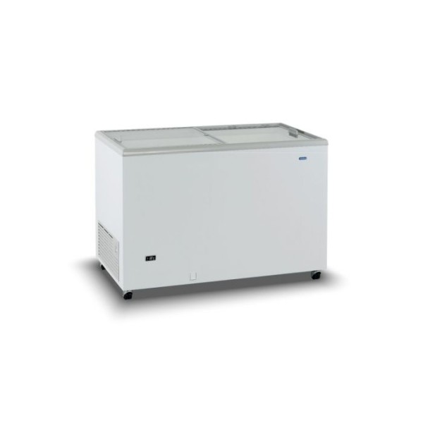 Καταψύκτης με ίσια συρόμενα κρύσταλλα 1280x670x895mm  ICE400 ENERGY CLASS  D