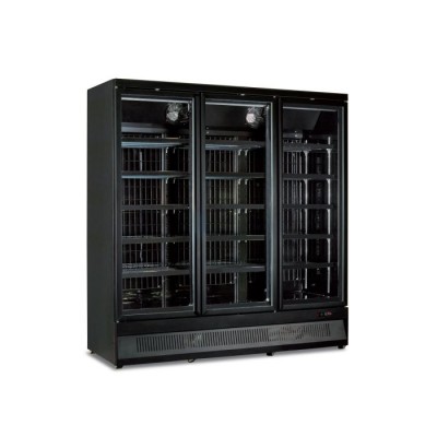 Βιτρίνα κατάψυξης τριπλή με ανοιγόμενες πόρτες MR 188 BT3 BLACK  HO-24.50.113.0001