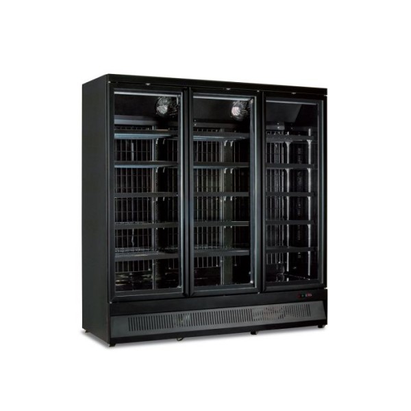 Βιτρίνα κατάψυξης τριπλή με ανοιγόμενες πόρτες MR 188 BT3 BLACK  HO-24.50.113.0001
