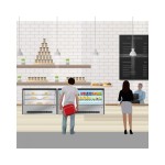 Βιτρίνα συντήρησης επιτραπέζια πανοραμική 125lt GN900RT