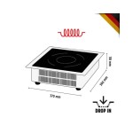 Επαγωγική εστία ηλεκτρονική εντοιχιζόμενη 105829 | IK35-EB