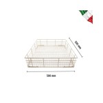 Καλάθι ποτηριών συρμάτινο με ενισχύσεις 50x50cm 901391