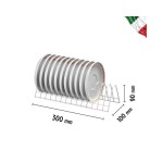 Πυραμίδα διαχωριστικό για πιάτα (15 θέσεων) 903510