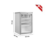 Βιτρίνα συντήρησης επιτραπέζια BC85 WHITE