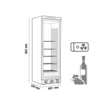 Βιτρίνα κρασιών D372 WIC ST