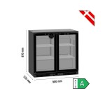 Βιτρίνα συντήρησης Back Bar με ανοιγόμενες πόρτες DB201H
