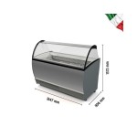 Βιτρίνα παγωτού 13 γεύσεων ISABELLA 13 LX