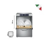 Πλυντήριο ποτηριών-πιάτων για καλάθι 50x50cm N700LX T400