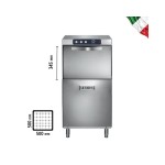 Πλυντήριο ποτηριών-πιάτων για καλάθι 50x50 N800LX T400