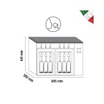 Βιτρίνα - Διανεμητής κρασιών για 6 φιάλες SOMMELIER 6