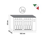 Βιτρίνα - Διανεμητής κρασιών για 8 φιάλες SOMMELIER 8