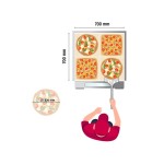 Φούρνος πίτσας 4 Χ Ø33cm E4 975x835x412(h)mm