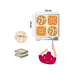 Φούρνος πίτσας διώροφος 8 Χ Ø33cm E8 975x835x763(h)mm