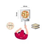 Φούρνος πίτσας διώροφος 2 x Ø35cm FP 68 R 577x543x477(h)mm