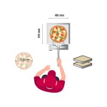 Φούρνος πίτσας διώροφος 2 x Ø35cm FP 68 RS 577x543x477(h)mm