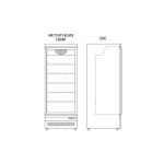 Βιτρίνα κατάψυξης MR 75 BT1 BLACK HO-24.50.108.0001