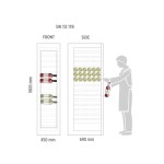 Βιτρίνα κρασιών SLIM WINE SW 112 1TB