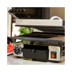 Τοστιέρα μονή ραβδωτή πάνω & κάτω 16000