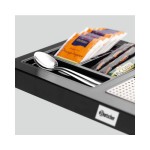 Tea station μαύρο γυαλιστερό για 1 κανάτα 200120 | 1145SH