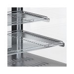 Βιτρίνα θερμαινόμενη επιτραπέζια 160lt DLH 90