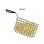 Φριτέζα ηλεκτρική διπλή 8+8 lt FE 77 T