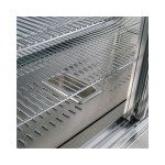 Βιτρίνα θερμαινόμενη επιτραπέζια πανοραμική 100lt GN660HRT