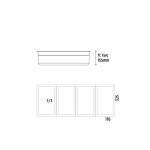 Ψυγείο σαλατών επιτραπέζιο για 4 GN 1/3 1200x395x225(435) εκ VK38-120